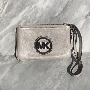 Michael Kors Grey Wristlet